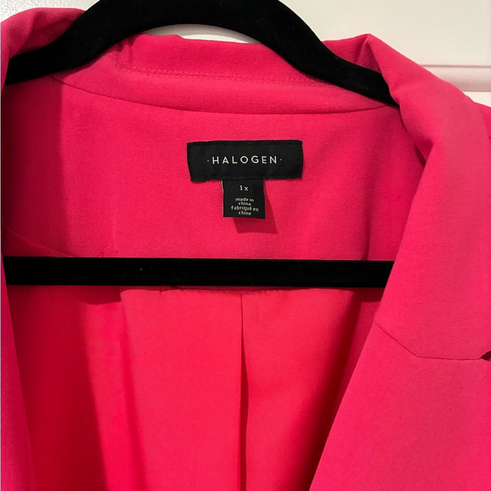 Halogen Women's Vibrant Pink Blazer